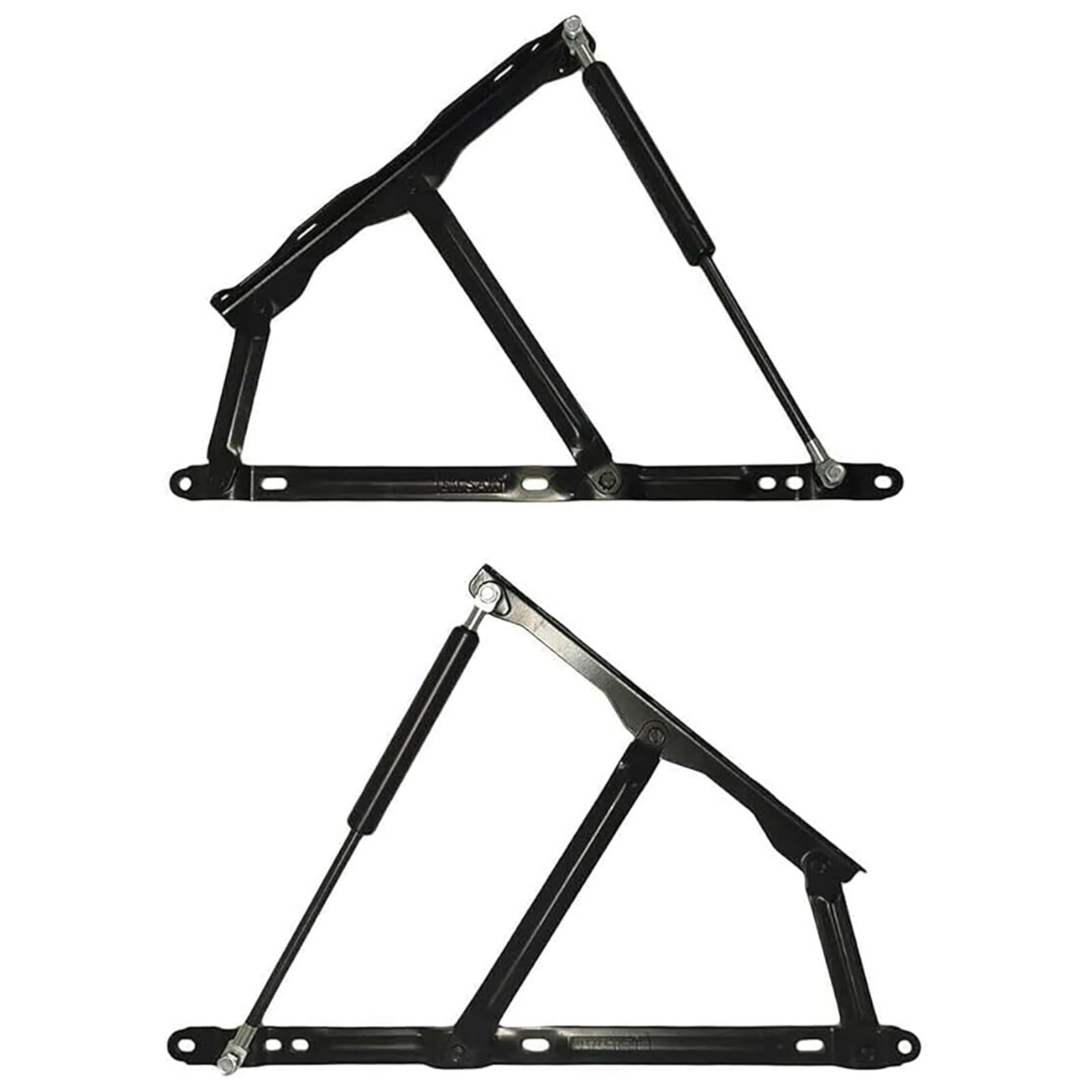 1 para 53 cm mechanizm podnoszenia łóżka, zestaw zawiasów ramy łóżka, zawiasy do skrzynek na łóżko, sofa łóżko do przechowywania zawiasów mechanizm sprężynowy do odchylanych foteli i łóżek z pudełkami