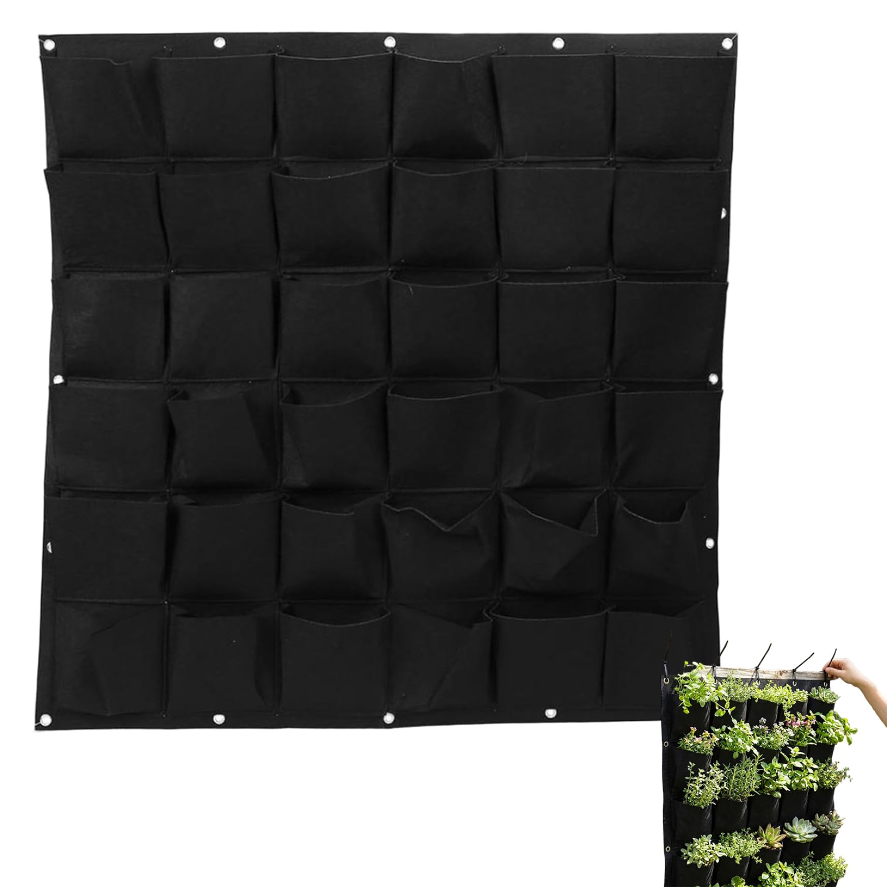 Jardinière murale verticale en feutre épais durable, support de culture haut de gamme 100cm
