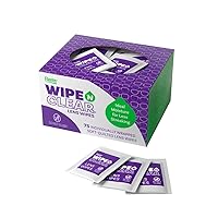 Vista 13 de Flents Lens Wipes, Wipe 'N Clear Basic, 200 Count, Pre-Moistened, Streak-Free, Safe for Glasses, Sunglasses, Gentle Cleaning, Clear Vision