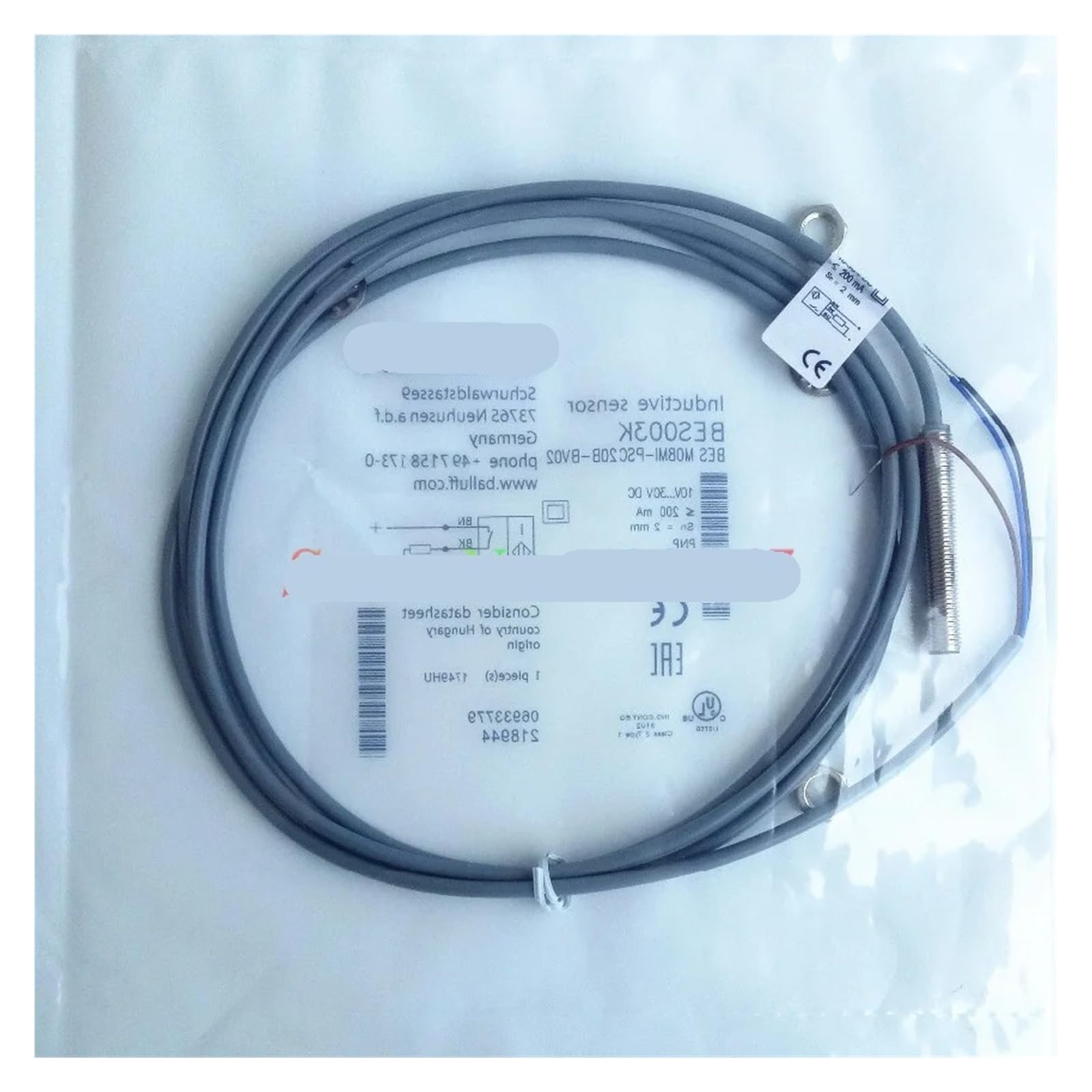 M08MI-PSC20B-BV02 BV03 BV05 Proximity Switch Sensor(M08MI-PSC20B-BV02)