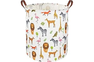 Safari Laundry Basket Jungle Animals