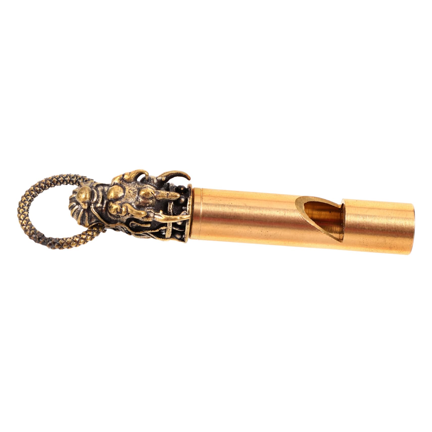 BESPORTBLE Fischio del Rubinetto Posta in Gioco Fischi All'aperto Anti Abbaio PRO Corda Dime Campanello di Casa Partite Leggero Sopravvivenza Notte Fischietto Portatile Catena Rame