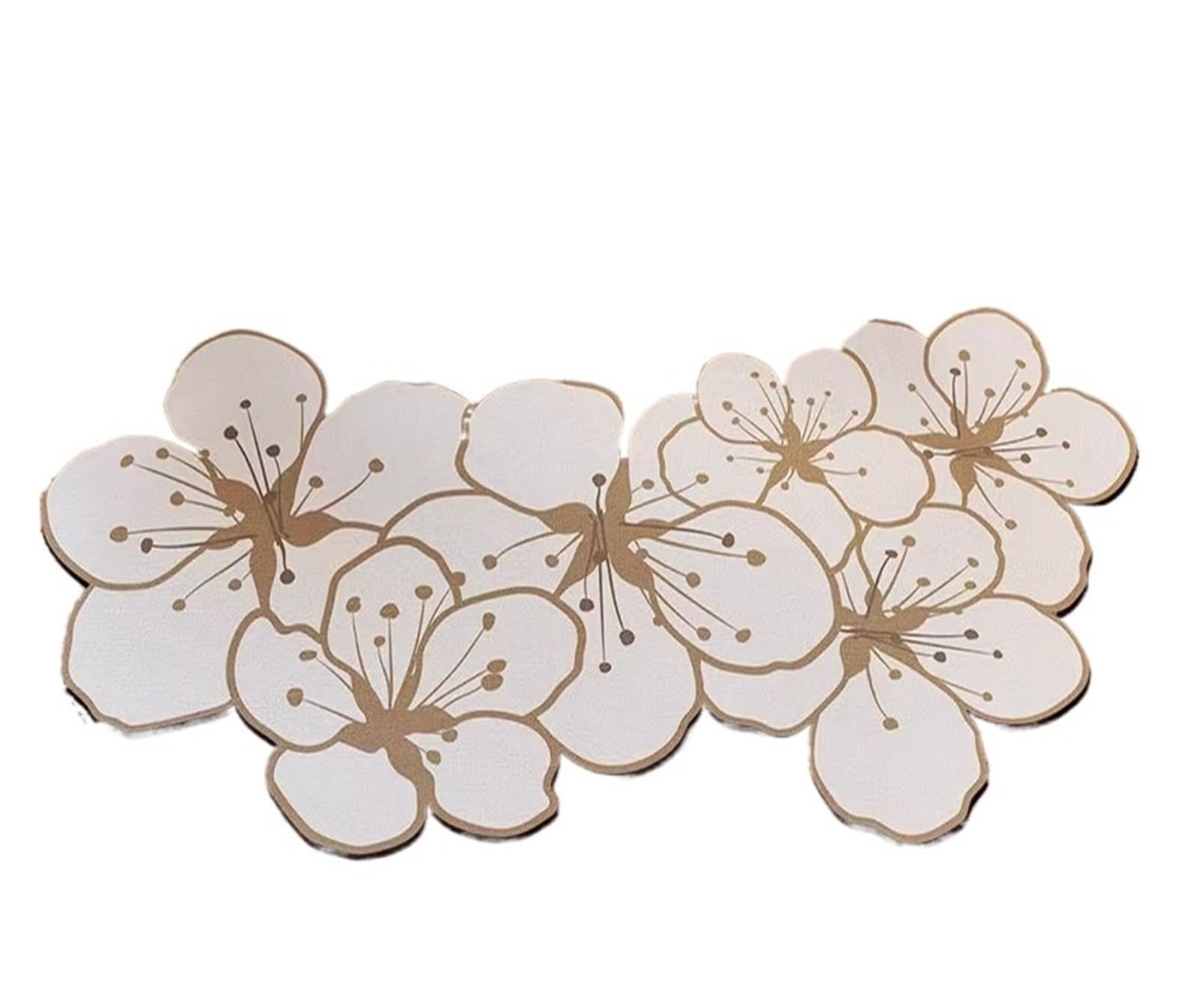 Curved Bathmat Super Absorbent Floral Bath Mat Quick Drying Bathroom Floor Rug Non-slip Entrance Doormat Nappa Skin Toilet Carpet Home Decor