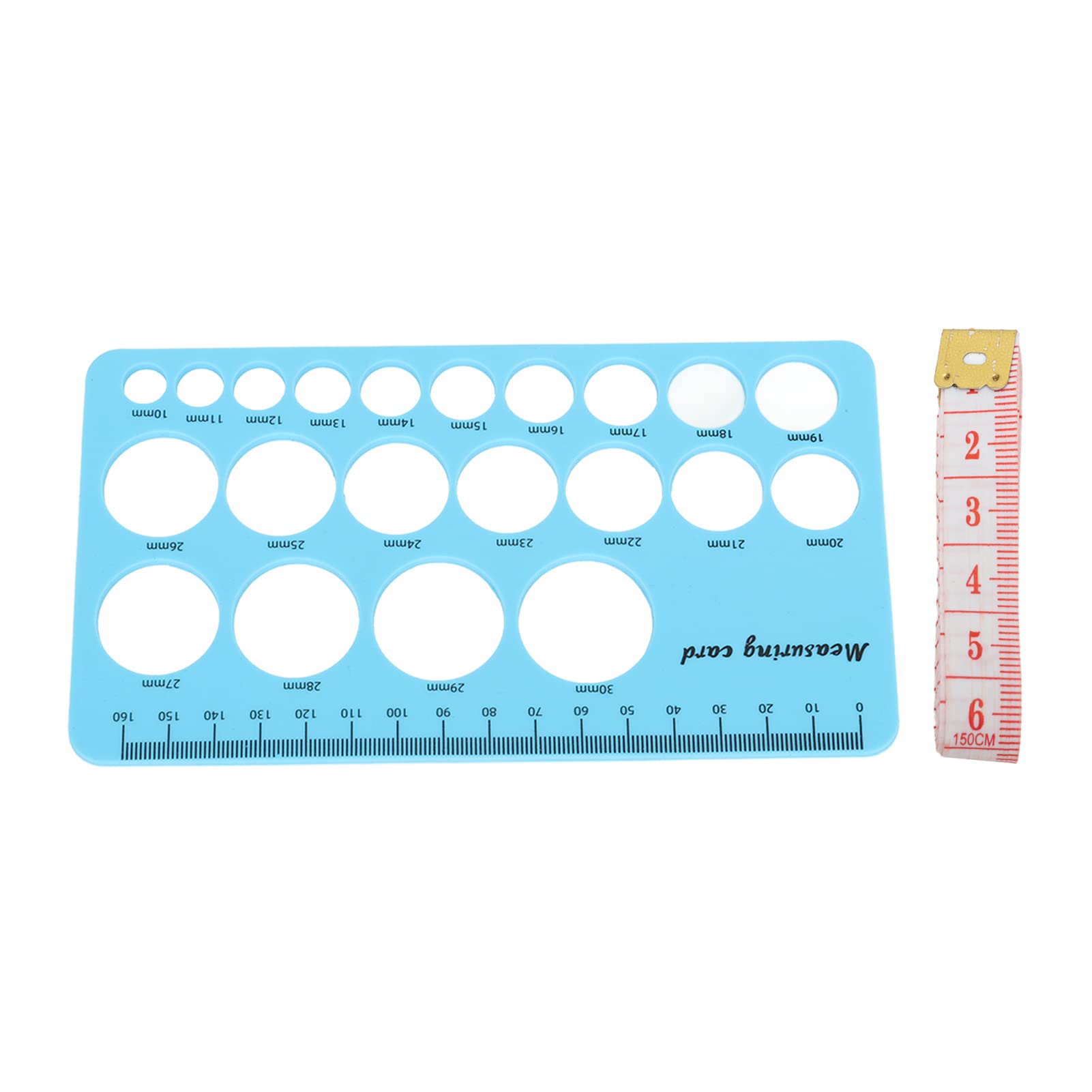 Règle De Mesure Pour Mamelon En Silicone + Ruban Souple 1,5m - Pour Choisir La Bonne Taille De Bride De Tire-lait - Rose