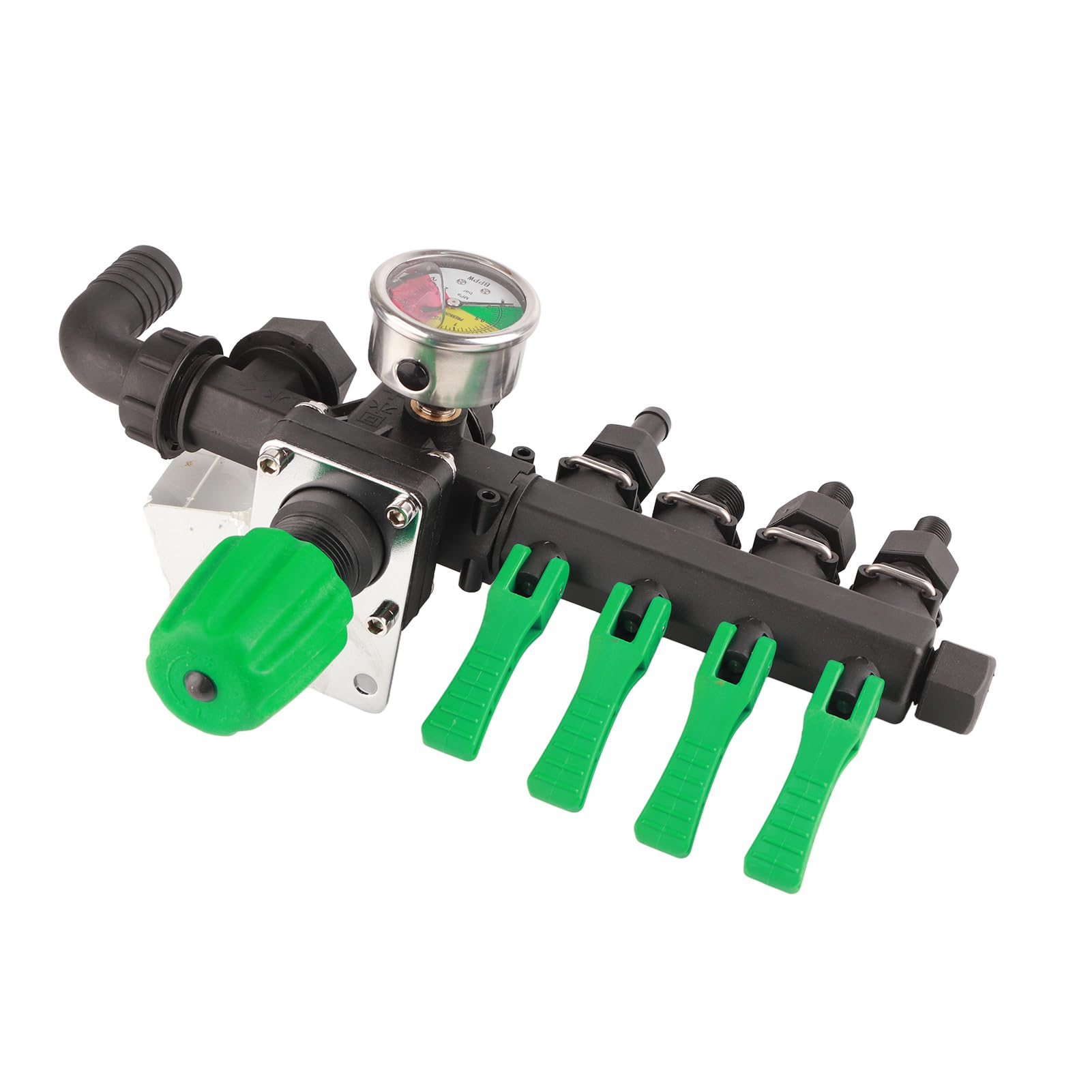 Accesorios de Válvula de Control de Pulverizador Agrícola Divisor de Agua de 4 Vías, Accesorio Multifuncional para Uso Doméstico