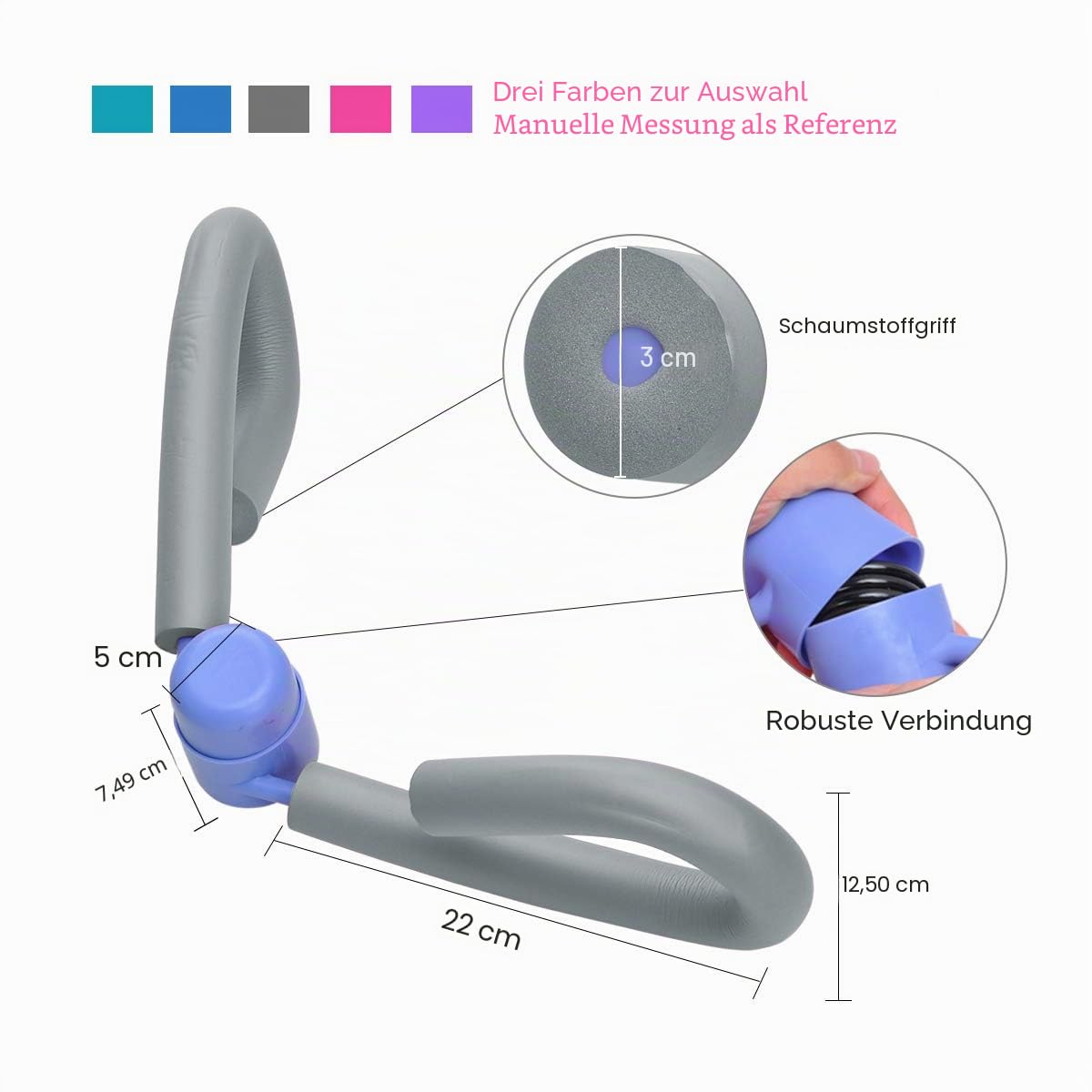 Multifunktionale Sportgerät Oberschenkeltrainer Beintrainer mit superweichen Schaumstoff für,