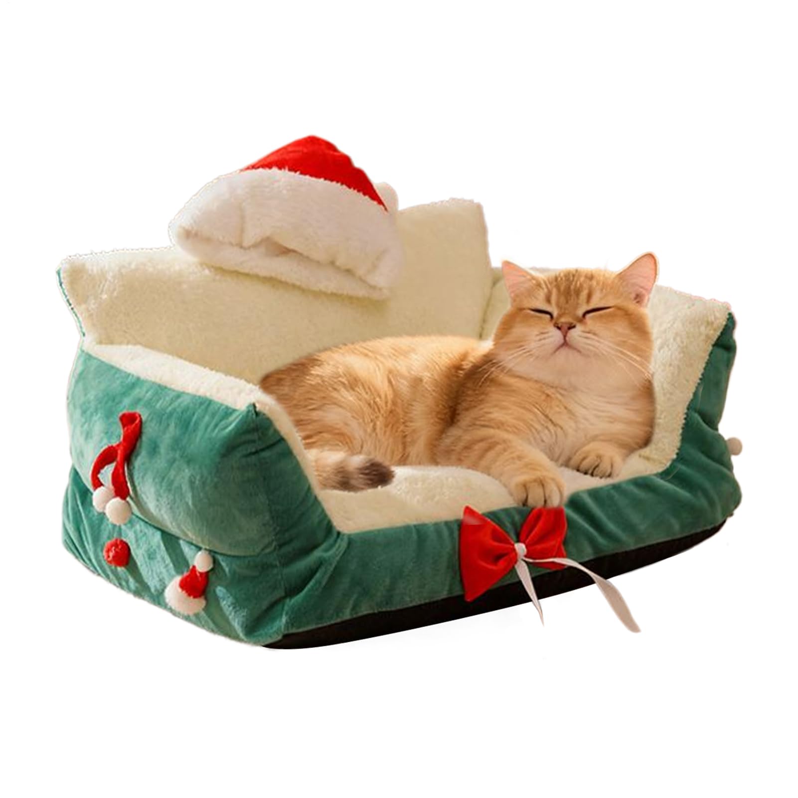 Panier apaisant pour chien lavable et lit antidérapant pour chat