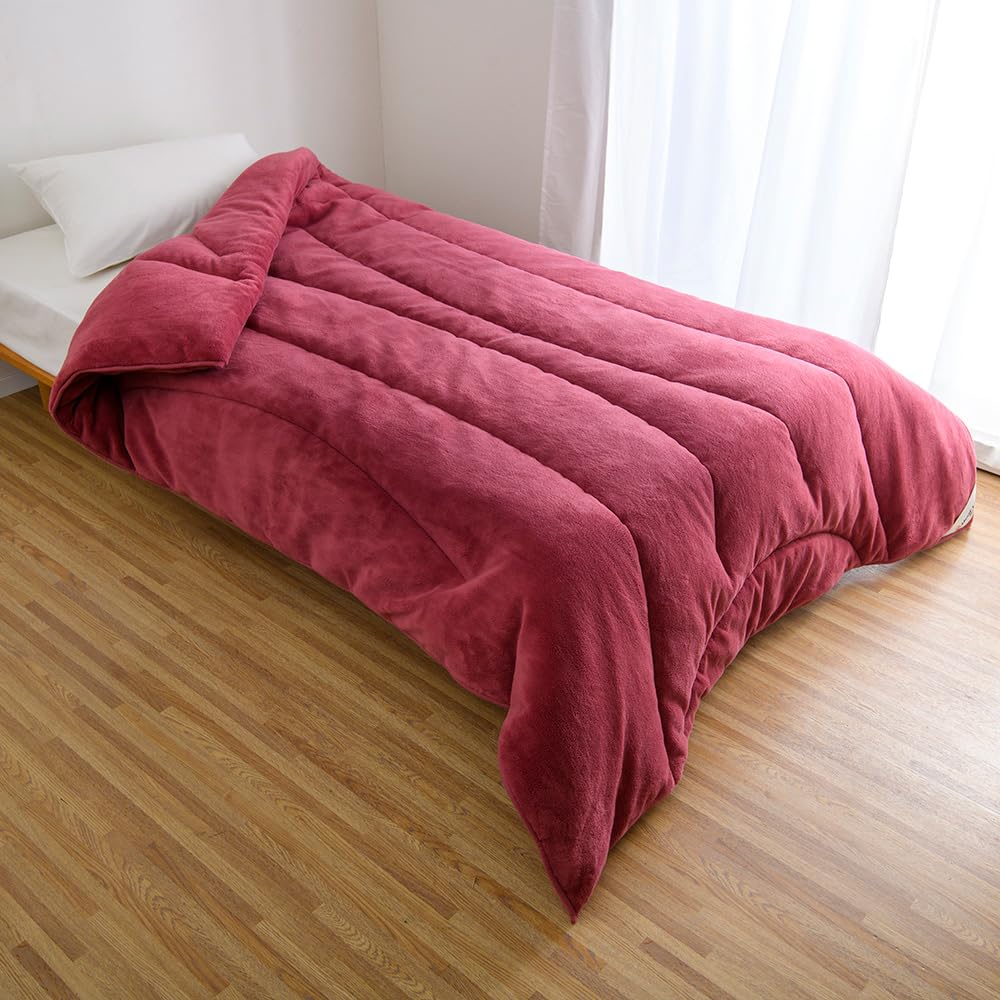 ヒートループ（R）羽毛入り掛け布団 羽毛掛け布団　未使用　シングル　ブラウン Amazon｜ディノス 寝具 羽毛掛け布団 ヒートループ（R）羽毛入り