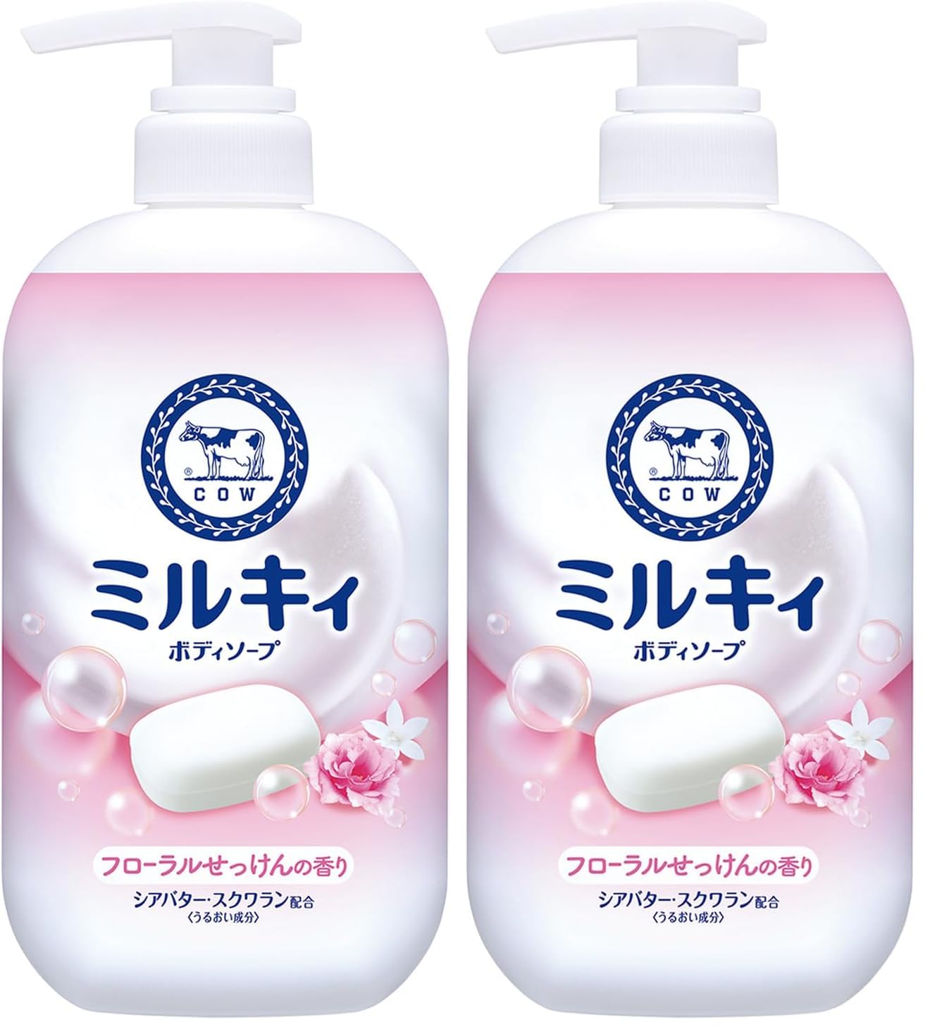 Amazon | ミルキィボディソープフローラルせっけんポンプ付500ML