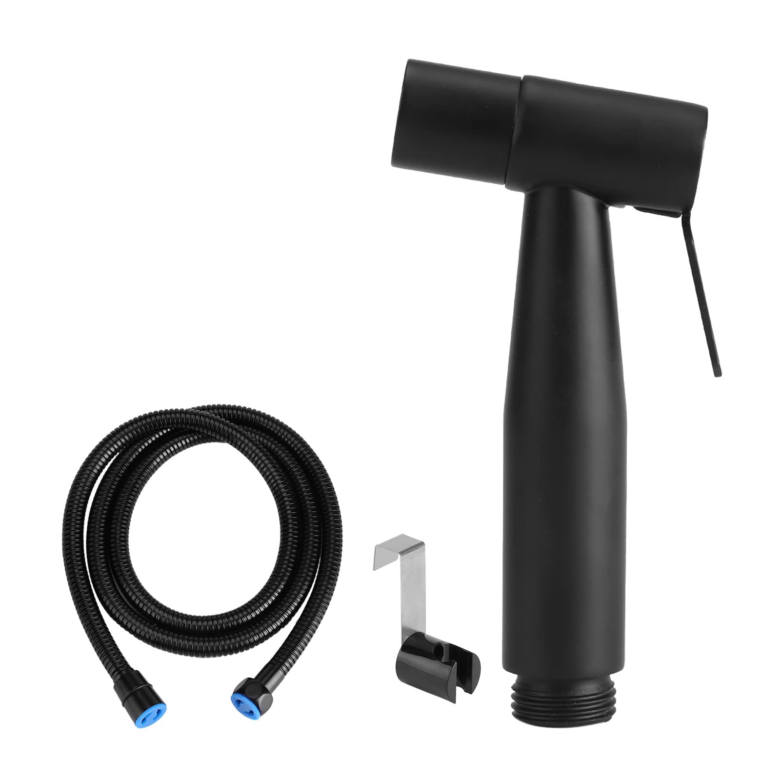 Pulvérisateur de bidet pour WC en acier inoxydable noir contre l'inconfort