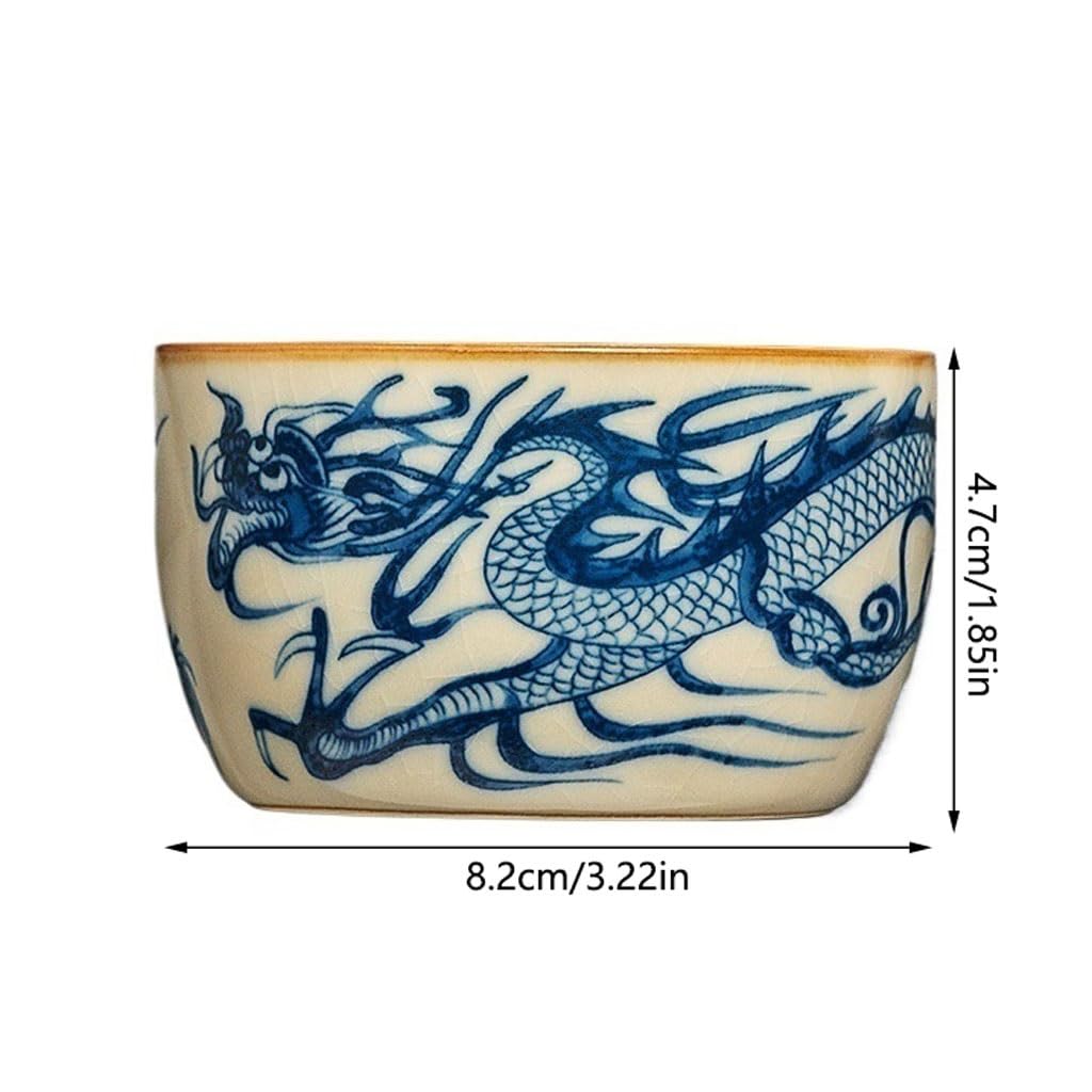 Tazas de té Pequeñas Taza de té exquisita for fiesta en la cocina, taza individual de cerámica Personal, taza de té, tazón de té individual Taza de té de Kungfu