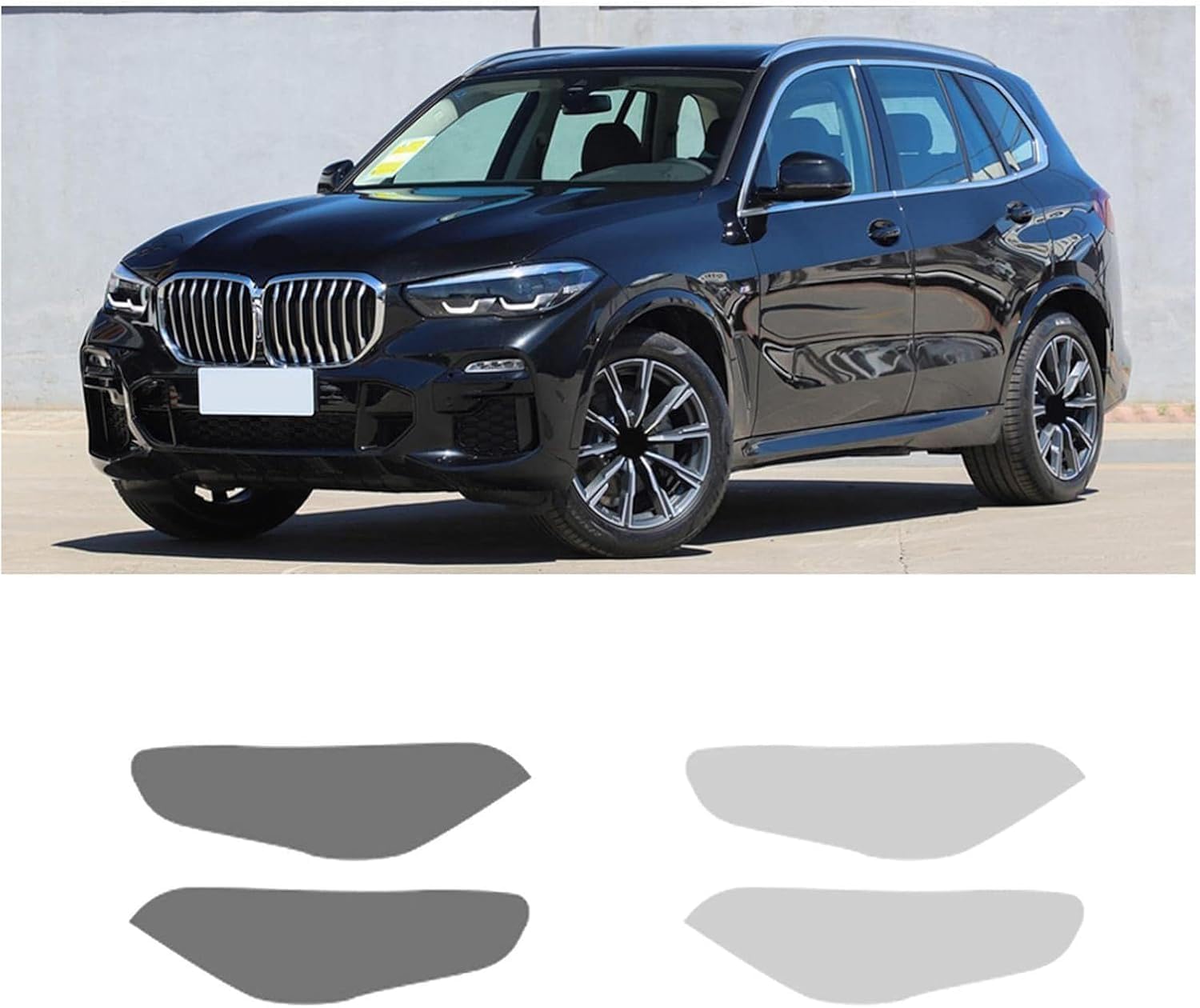SamLng Car Front Light Film for X5 G05 2019-2021 Blackened Car Headlight Protective Film Car Front Headlamp Protection Film car Lights Film Headlight Anti-Scratch Non-Yellowing Protective Film
