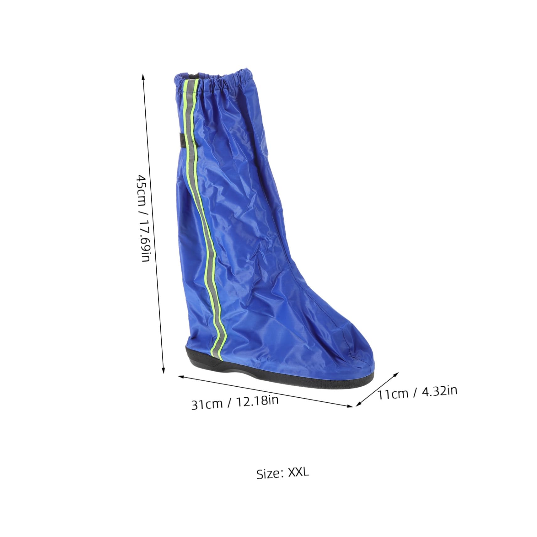 POPETPOP Durable Oxford Cloth Rainproof Shoe Covers Waterproof Gaiters for Men Boot Protectors