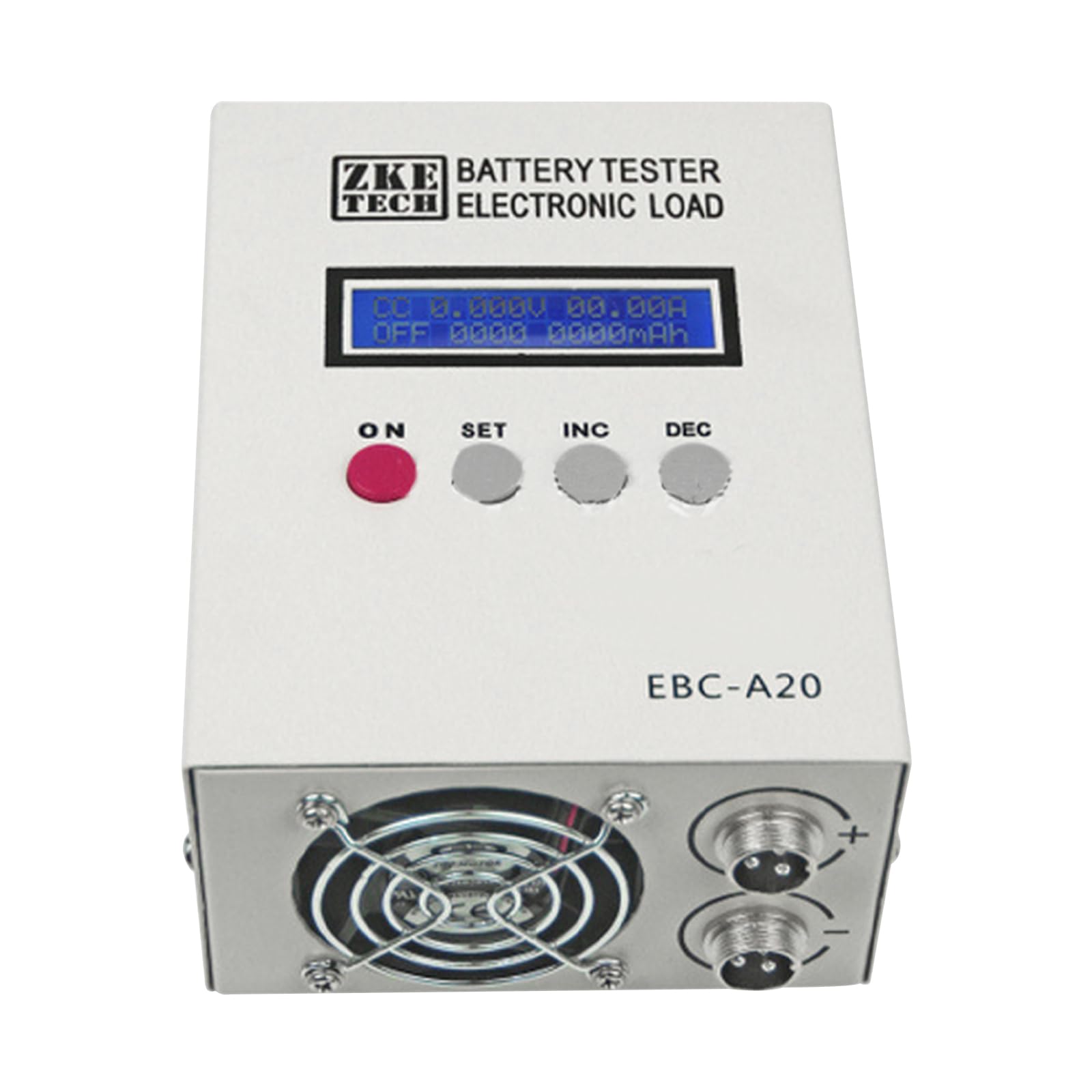 Batteria al litio elettronica professionale ad alta efficienza, tester di capacità della batteria con 20 A, carica 5 A, 3 modalità per batterie agli ioni di litio Pb, display Lcd e collegamento Pc
