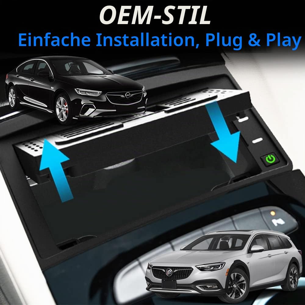 Kabelloses Ladegerät Auto für Opel Insignia B/MkII (Z18) 2018-2022, 15W Qi Schnellladendes Handy-Ladegerät für Opel Insignia B (Z18) Center Console-Zubehörfeld, Geschenk für Opel-Besitzer