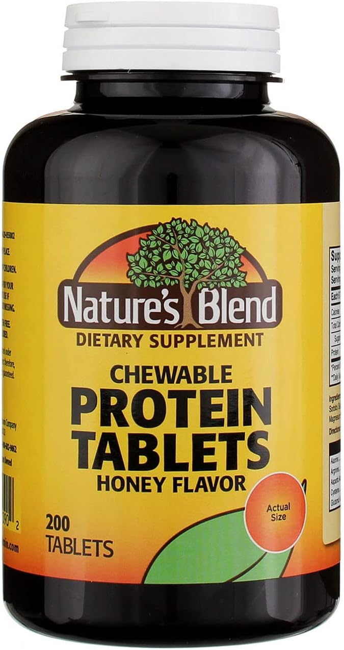Natures Blend Protein Tablets Honey Flavor 200 Tablets