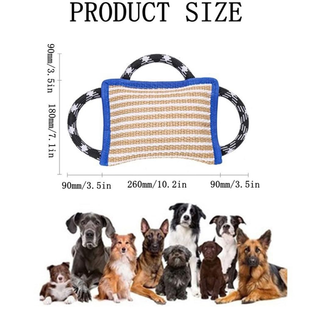 Oreiller à mâcher anti-stress pour chiens qui freine les comportements destructeurs - Jouet interactif amusant à mâcher pour chiens de plein air - Jouet interactif pour l'intelligence de l'ennui -