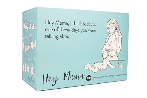 Miniatura 6 de Hey Mama - Almohadillas desechables de lactancia 120 súper absorbentes ultra cómodas y envueltas individualmente
