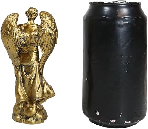 Miniatura 7 de Ebros - Estatua de Arcángel de la iglesia cristiana ortodoxa griega bronceada del Consejo Angélico de 5 pulgadas de alto (Barachiel Las bendiciones