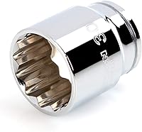 Vista 43 de TEKTON Juego de llaves de vaso de 6 puntos de 1/4 pulgadas de profundidad con riel, 11 piezas (5/32 - 9/16 pulgadas) SHD90105