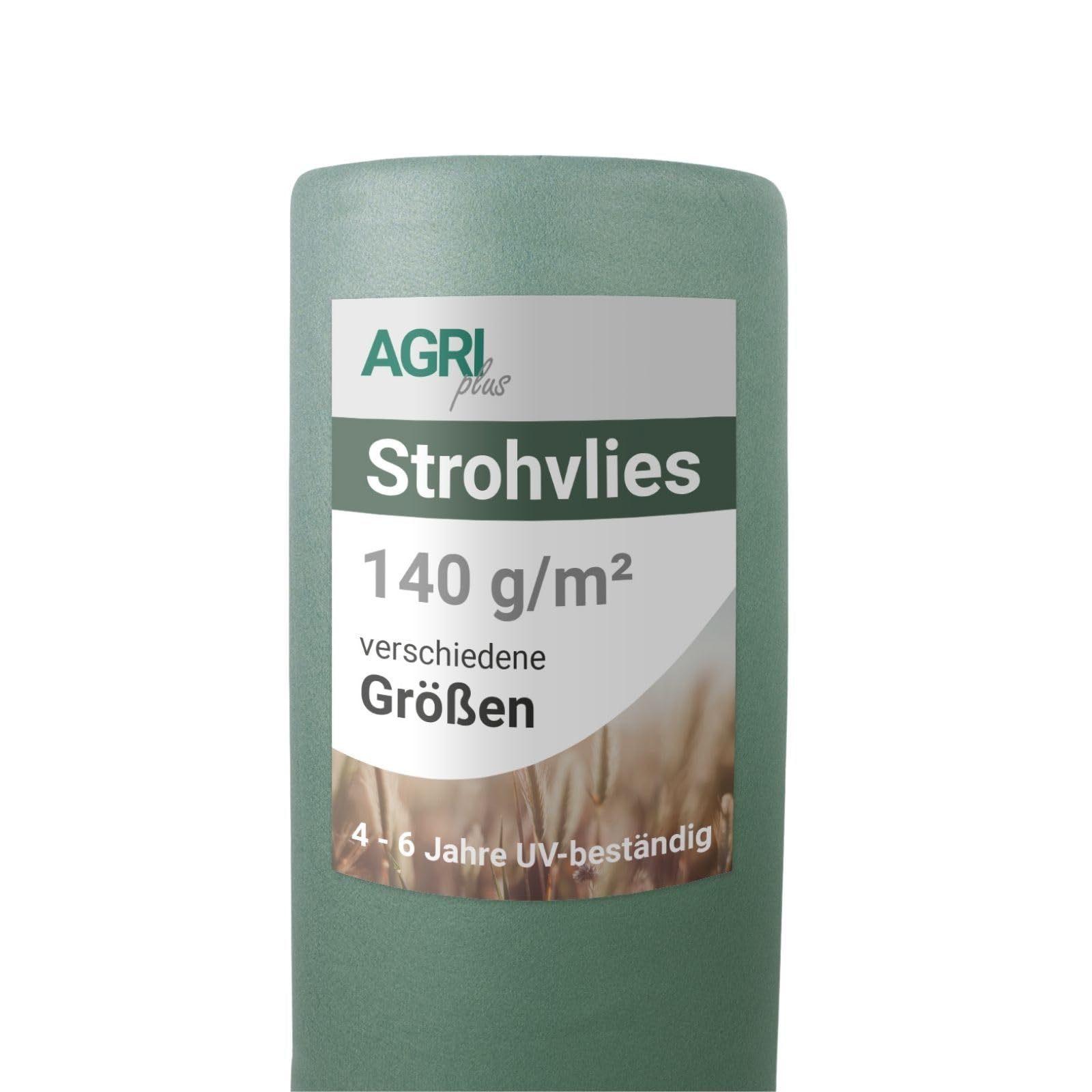 AGRI plus Strohvlies 10,4 x 25 m - ohne Nägel I Stabiles 140 g/m² Schutzvlies aus Polypropylen I Extrem reißfestes Heuvlies für langfristigen Schutz I Abdeckvlies wetterfest & UV-beständig