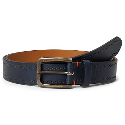 Johnston & Murphy 175th Anniversary Brogue Leather Belt Men