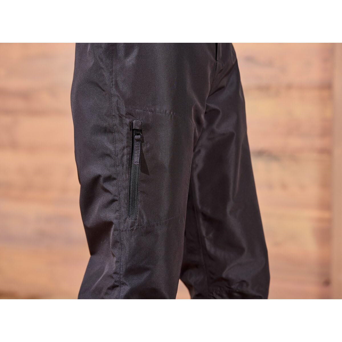 Crivit Kinder & Jugendliche Ski Hose Skihose, Boys, wasserabweisendes Obermaterial (146/152, Dark Black)