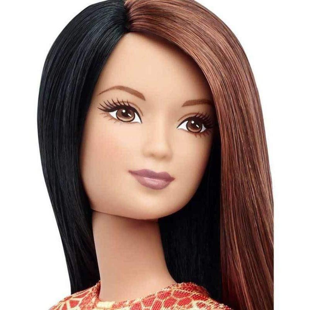 Barbie DTF04 lalka "Fashionistas Pretty in Paisley"