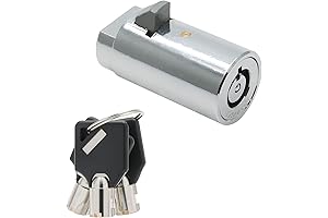 Vending Machine Lock, Key Lock, Zinc, Chrome Finish, Keyed Alike, Hand Control,...