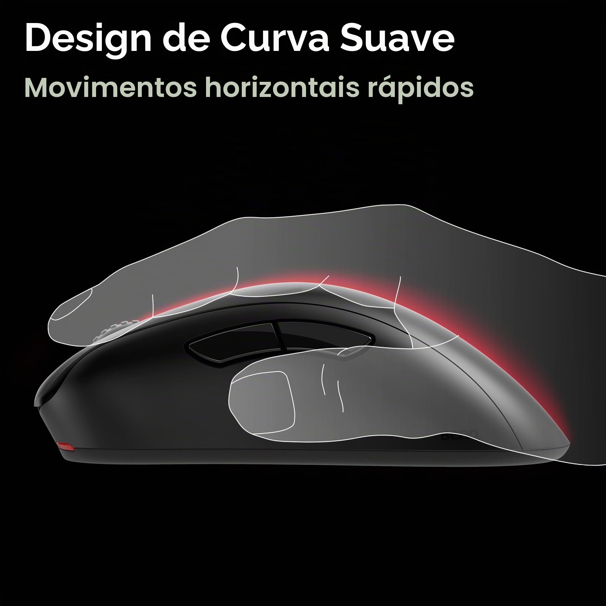Mouse gamer sem fio ZOWIE EC2-DW 4K para eSports | Amazon.com.br