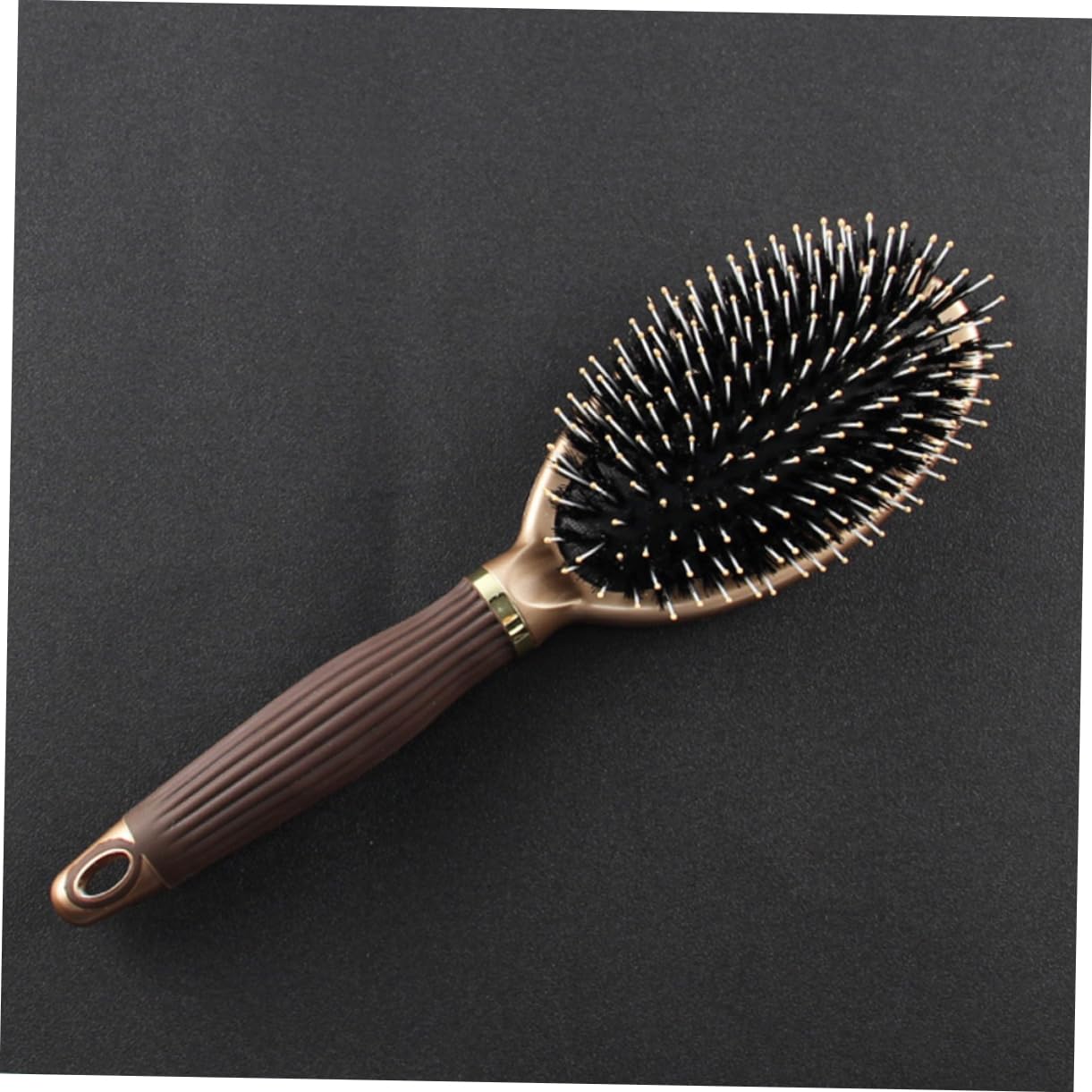 FRCOLOR 2 Cepillos De Pelo Para Hombres Y Mujeres Con Cerdas De Jabalí Para Peinados Lisos Y Rizados.