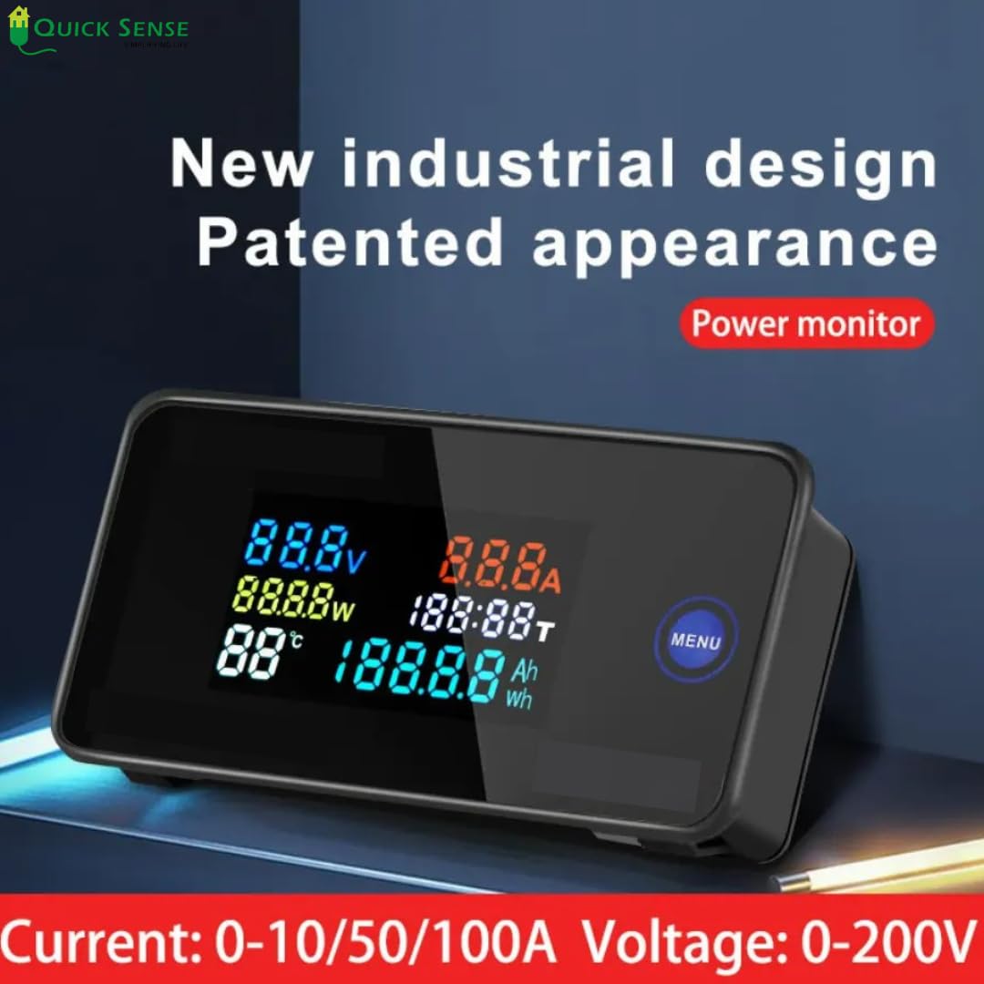 Dimensions of the Quick Sense QS-EM02 Digital Energy Meter