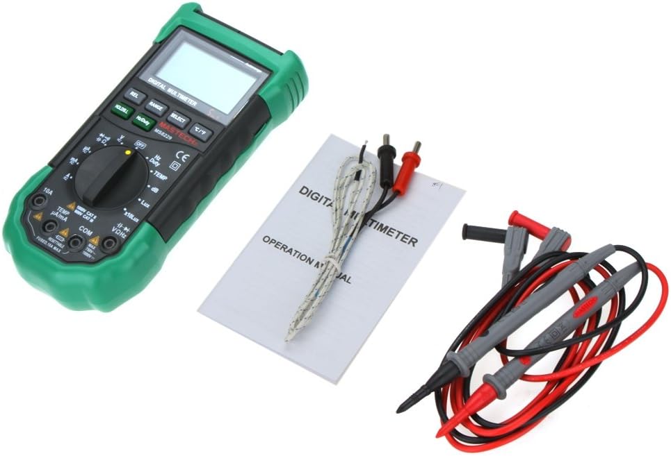 MS8229 Digital Multimeter battery compartment