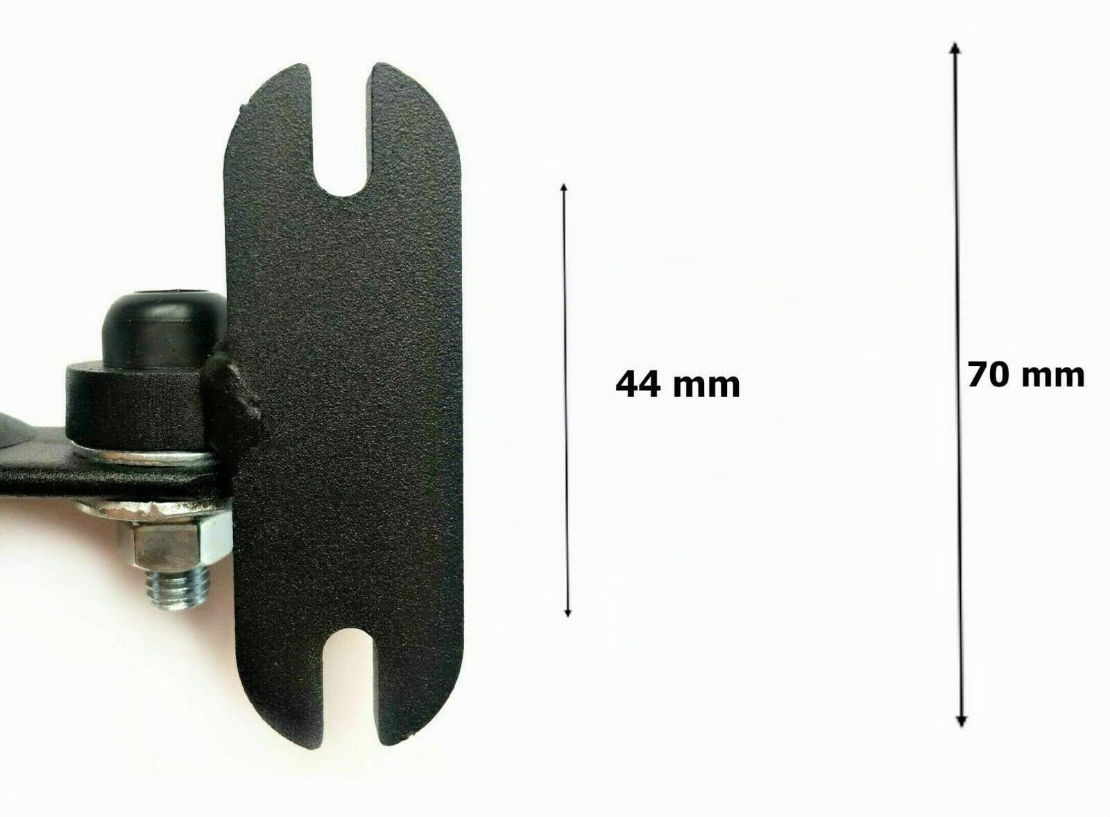 2 specchietti retrovisori esterni 233 x 145 mm Ø18 universali per trattore, camion, con supporto per specchio retrovisore