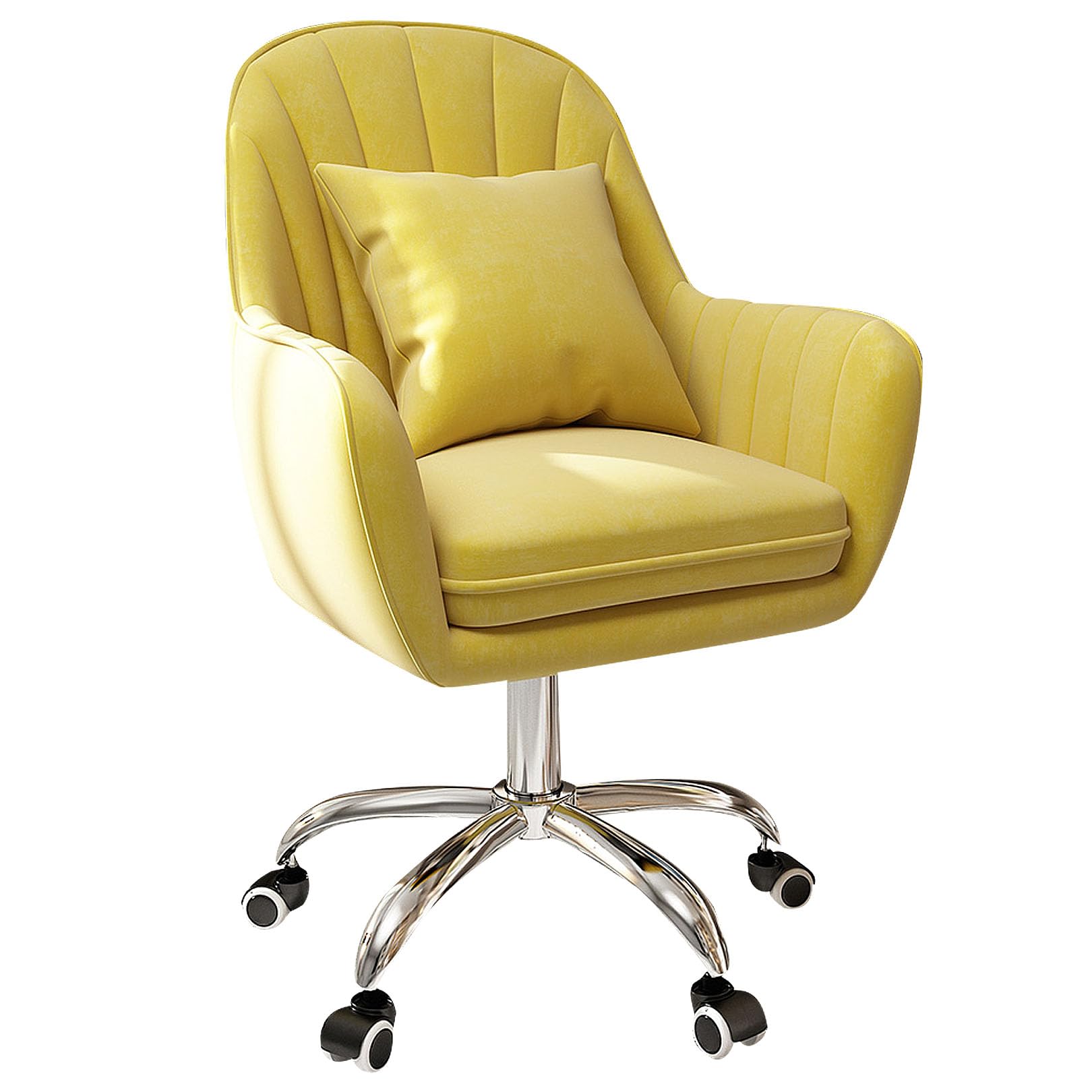 Chaise en velours de chambre et salon pour coiffeuse élégante