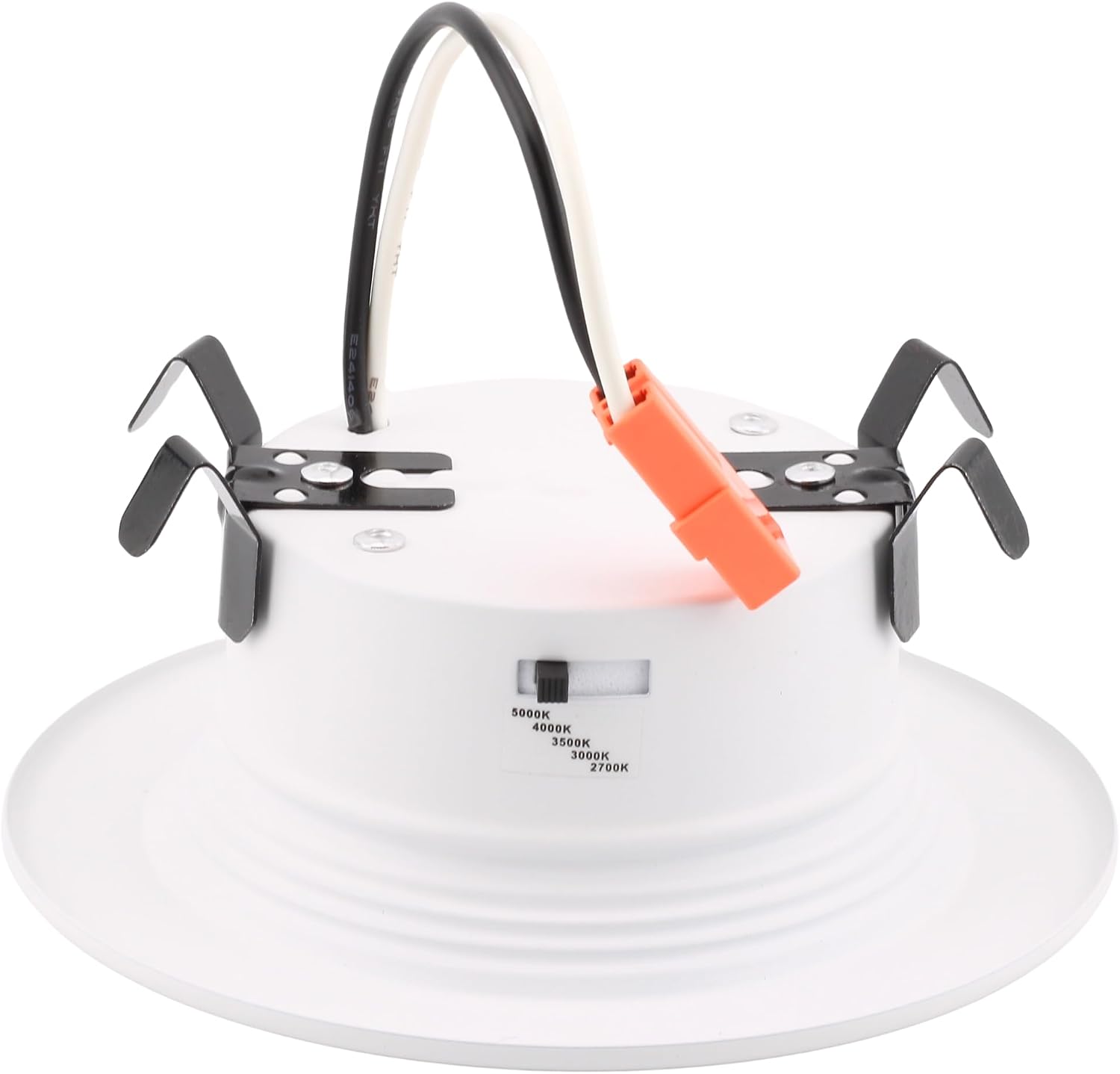 4 Inch LED Recessed Retrofit Downlight, 750 Lumens, 65W Equivalent with 9W Energy Use, 5 CCT Light Colors, 50000 Hours Life (1)