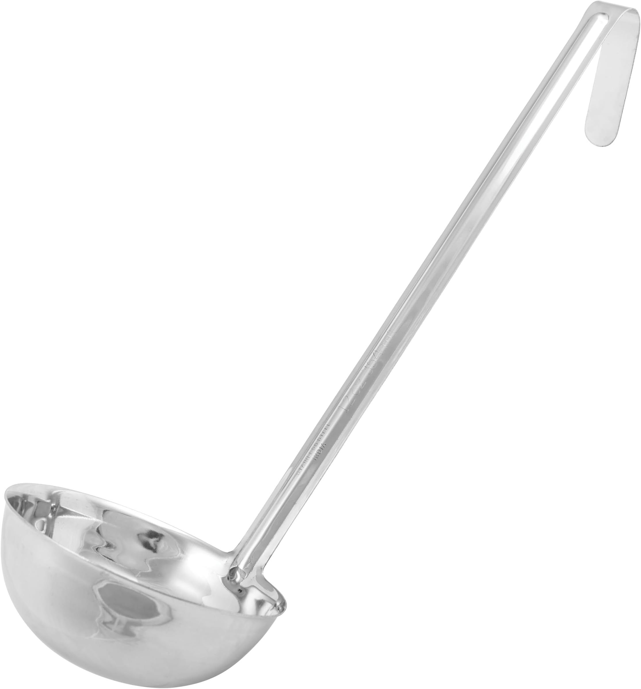 Winco Prime One Piece Stainless Steel Ladle, NSF Listed, 12 Ounce