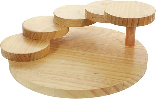 Luxshiny Bandeja de sushi para servir sushi de madera japonesa, plato de carne, plato de sushi japonés, escaleras, plato de carne, plato de sushi