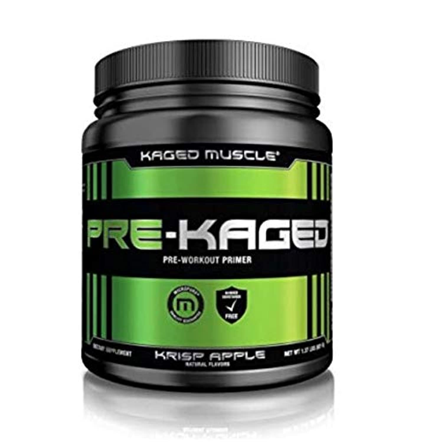 Kaged Muscle Pre-Kaged Pre Workout Primer Krisp Apple 20 Servings