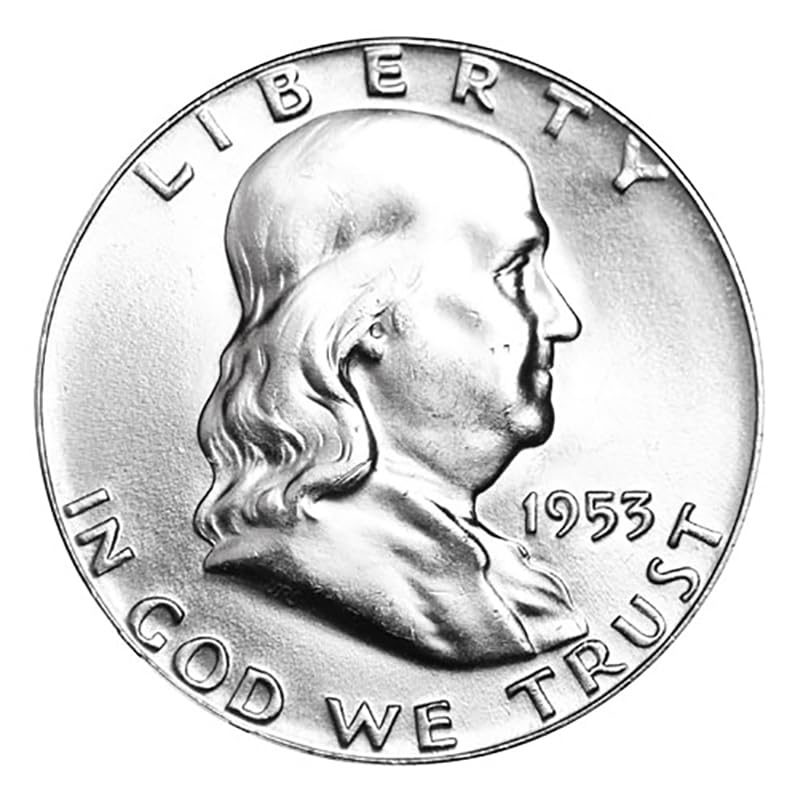 1953 Franklin Half Dollar Brilliant Uncirculated BU UNC