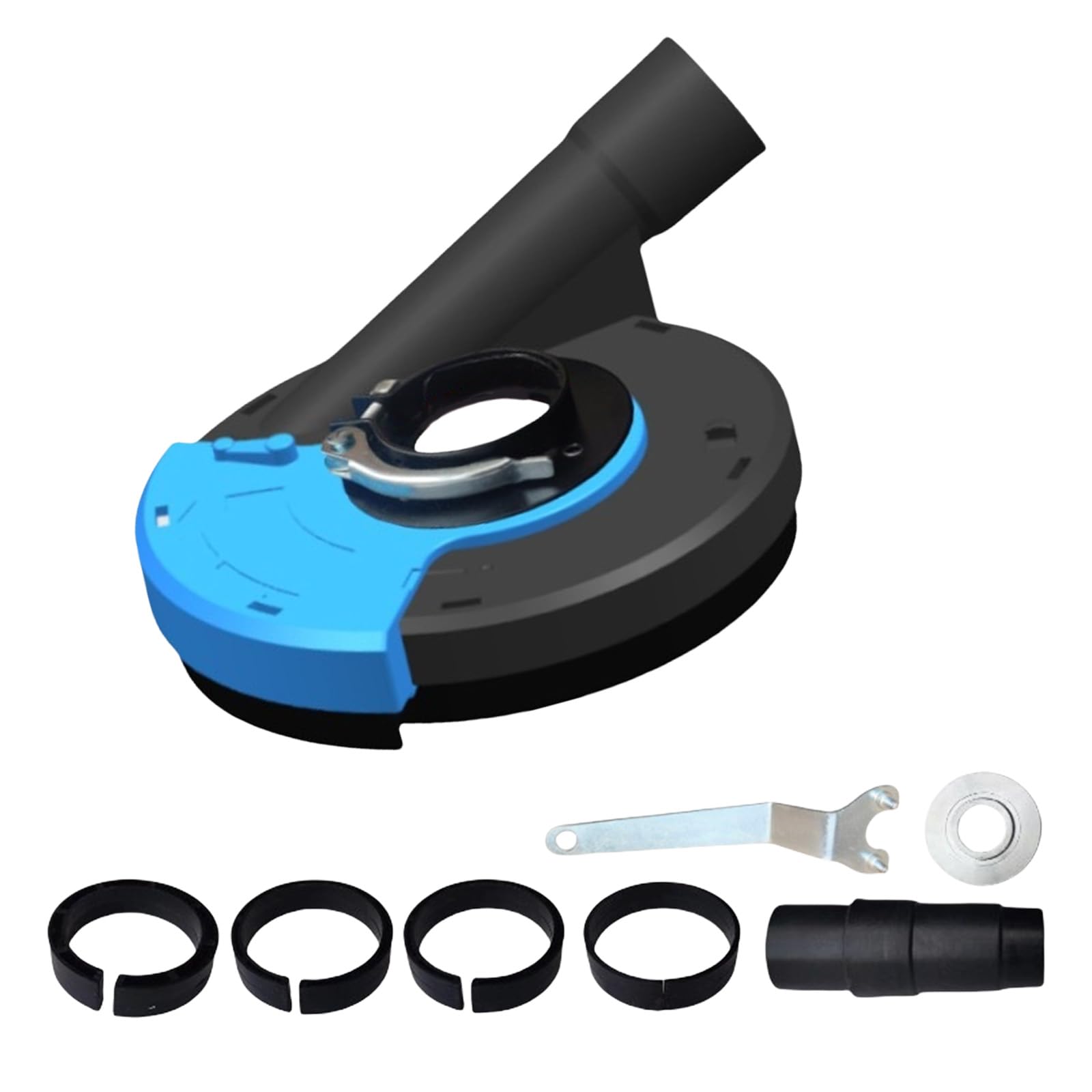 Jazuaiao Blue Black Easy Installation Shrouds Covers For Grinding Tasks Home Renovation Construction Diyer With Accessories Surfaces Grinding Covers