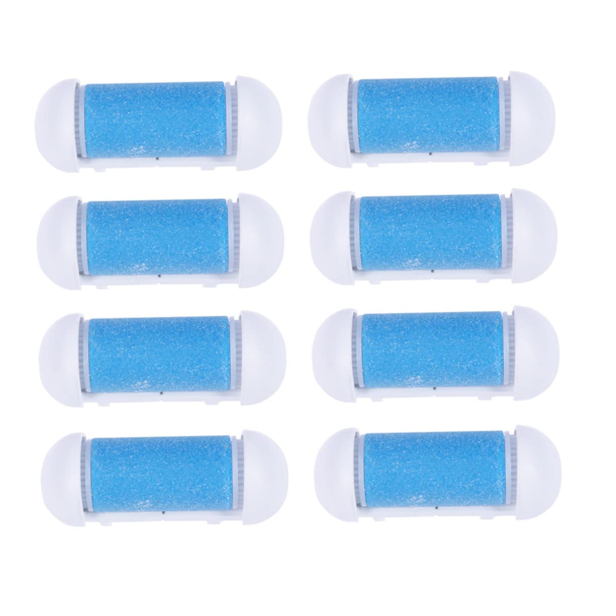 Beaupretty 30piezas Rodillos De Reemplazo Para Eléctrico Removedor De Muerta De Pies Accesorios De Exfoliación y Cuidado De Pies Color Azul