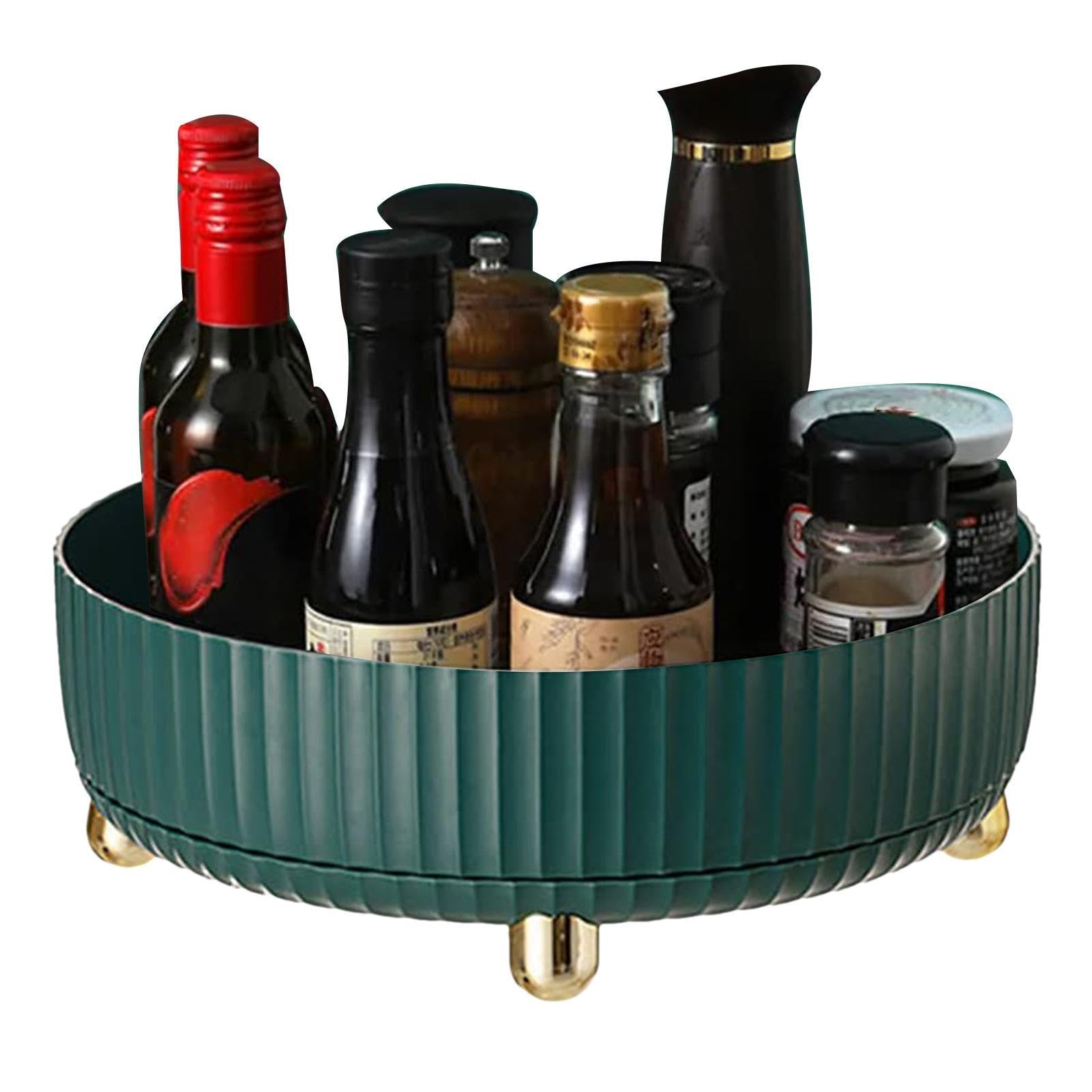 Lazy Susan Lot De 4 étagères à épices Rotatives,23.5 Cm,Plateau Rotatif