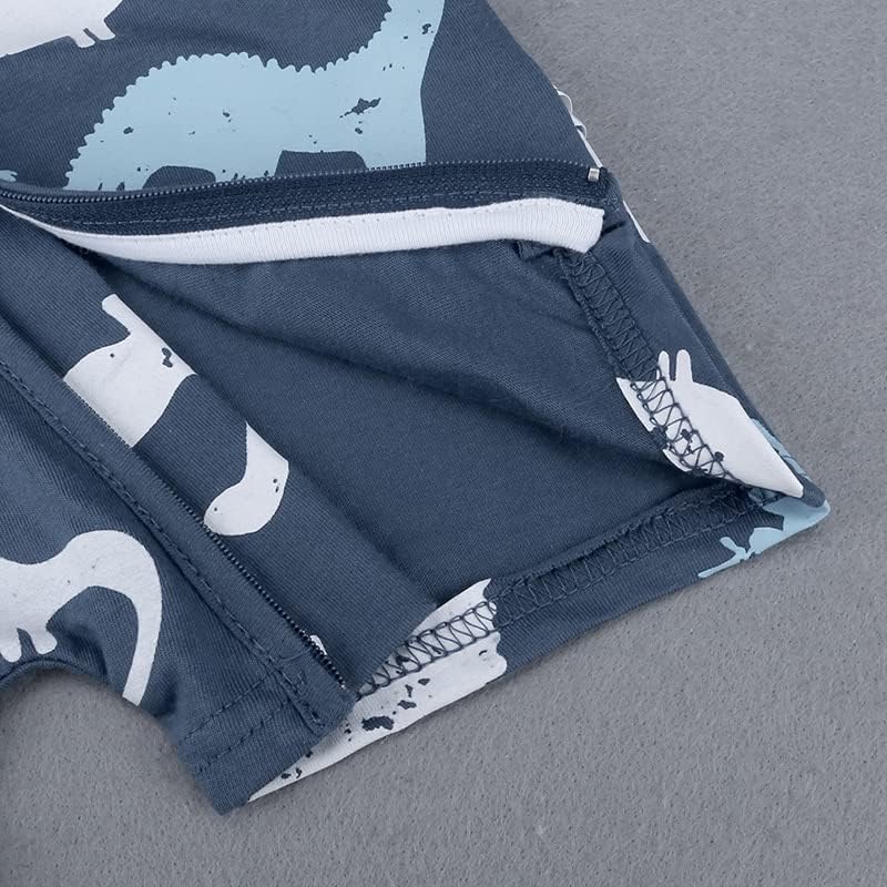 Baby Soft Short Sleeve Snap-Up Rompe One Piece Bodysuit Jumpsuit4