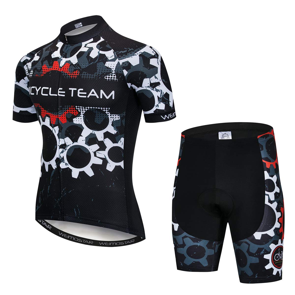 Men's Cycling Jerseys Set Breathable Bicycle Suit Mountain Bike Clothes MTB Jersey Quick Dry
