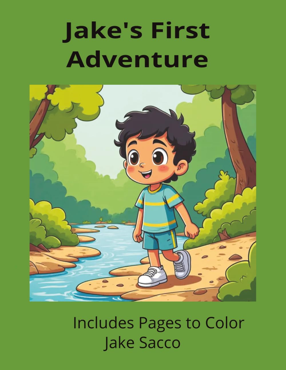 Jake's First Adventure: Includes Pages to Color