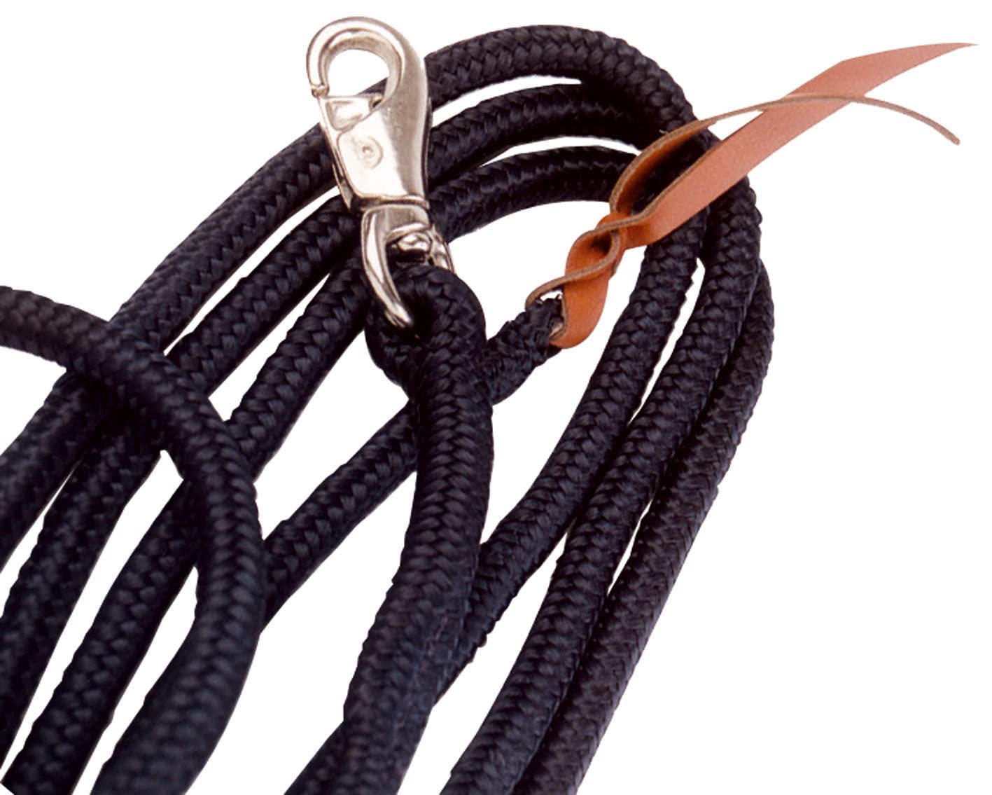 Westernrope 370 Busse corde noir pour le travail au sol et la longe du cheval