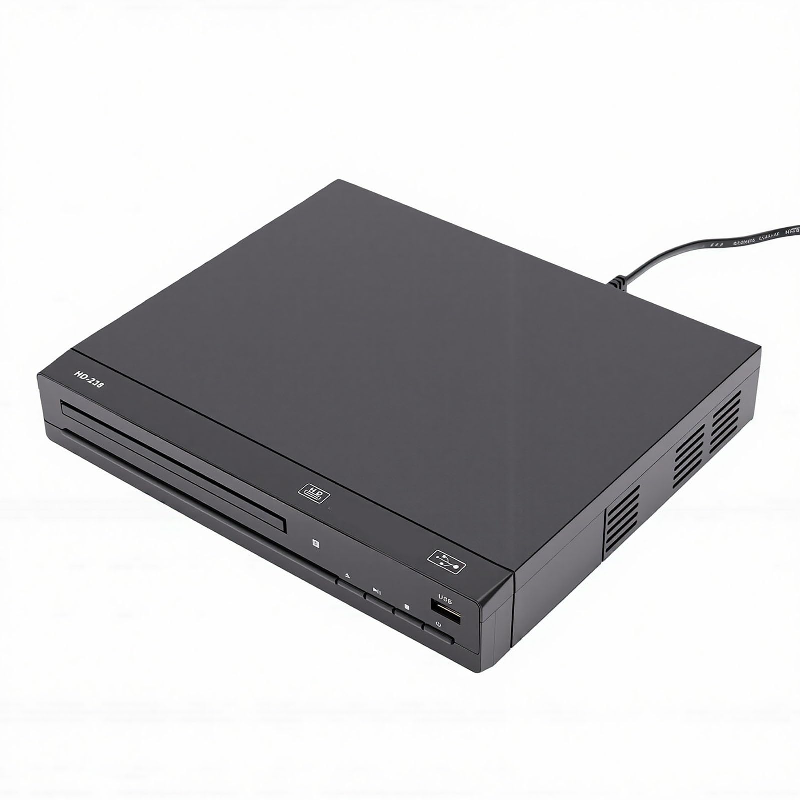 Odtwarzacz DVD Bez Regionu, Domowy Odtwarzacz Stereo 1080P, Wyświetlacz LED, USB CD MP3, HDMI AV, Pilot, Kompaktowy do Kina Domowego Karaoke (wtyczka UE)