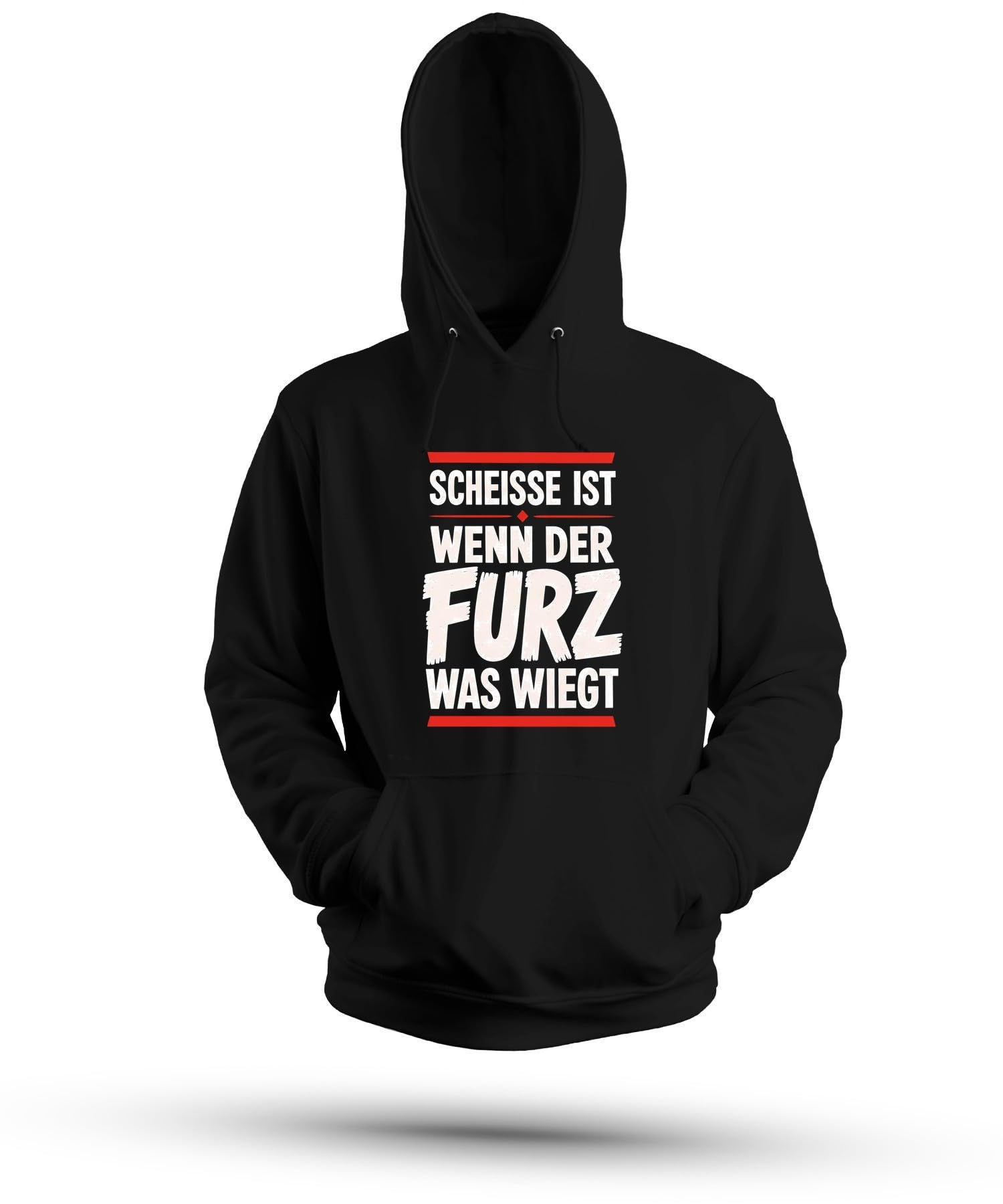 Scheiße ist wenn der Furz Statement Hoodie Hoodie Hoodie