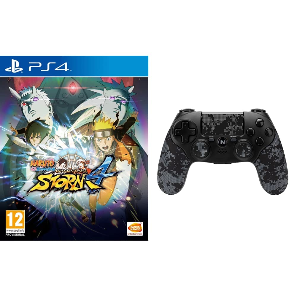 Naruto Shipp?den: Ultimate Ninja Storm 4 (PS4)+Nitho ADONIS - Controller Compatible with PS4, Wireless Gamepad with Joystick/Rumble & Motion Control/Headphone Jack Compatible with Playstation 4, Camo (B0BN3CM7LQ) Amazon Price History, Amazon Price Tracker